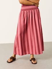 FatFace Kit Rust Red Midi Skirt - Image 1 of 6