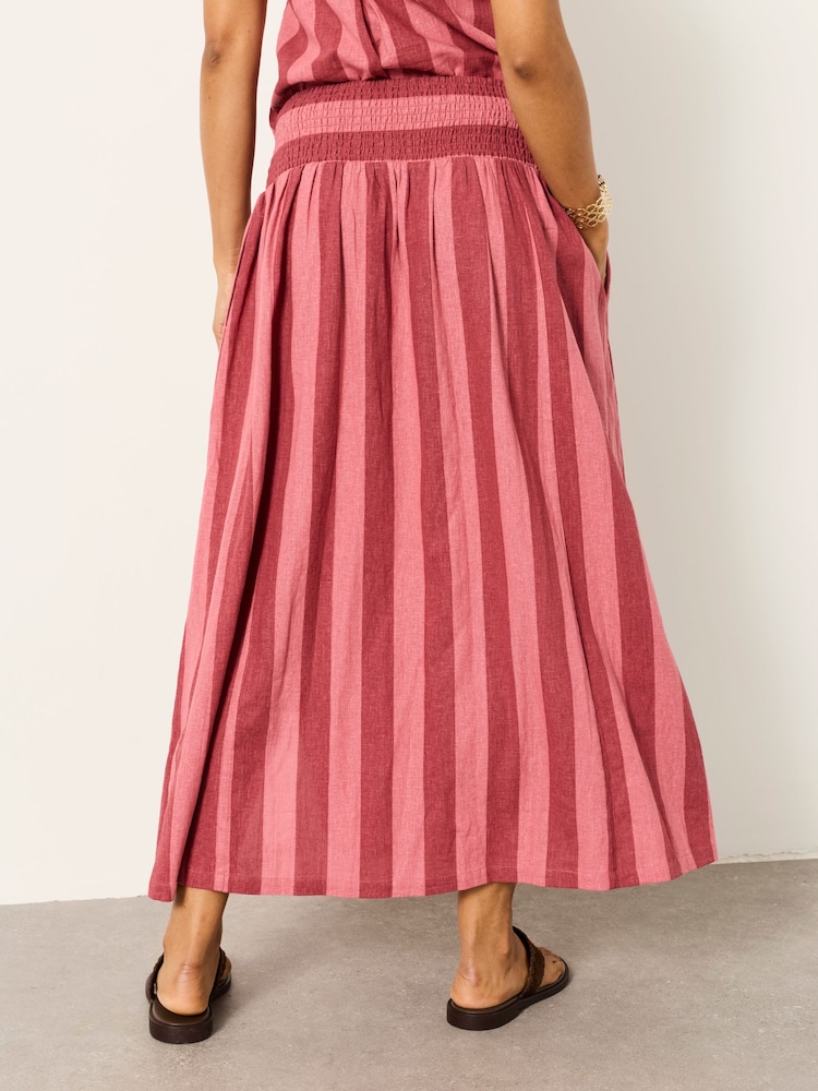 FatFace Kit Rust Red Midi Skirt - Image 2 of 6