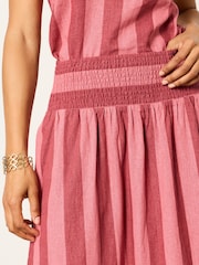 FatFace Kit Rust Red Midi Skirt - Image 5 of 6