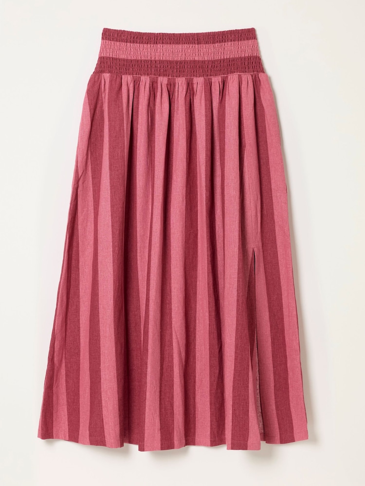 FatFace Kit Rust Red Midi Skirt - Image 6 of 6