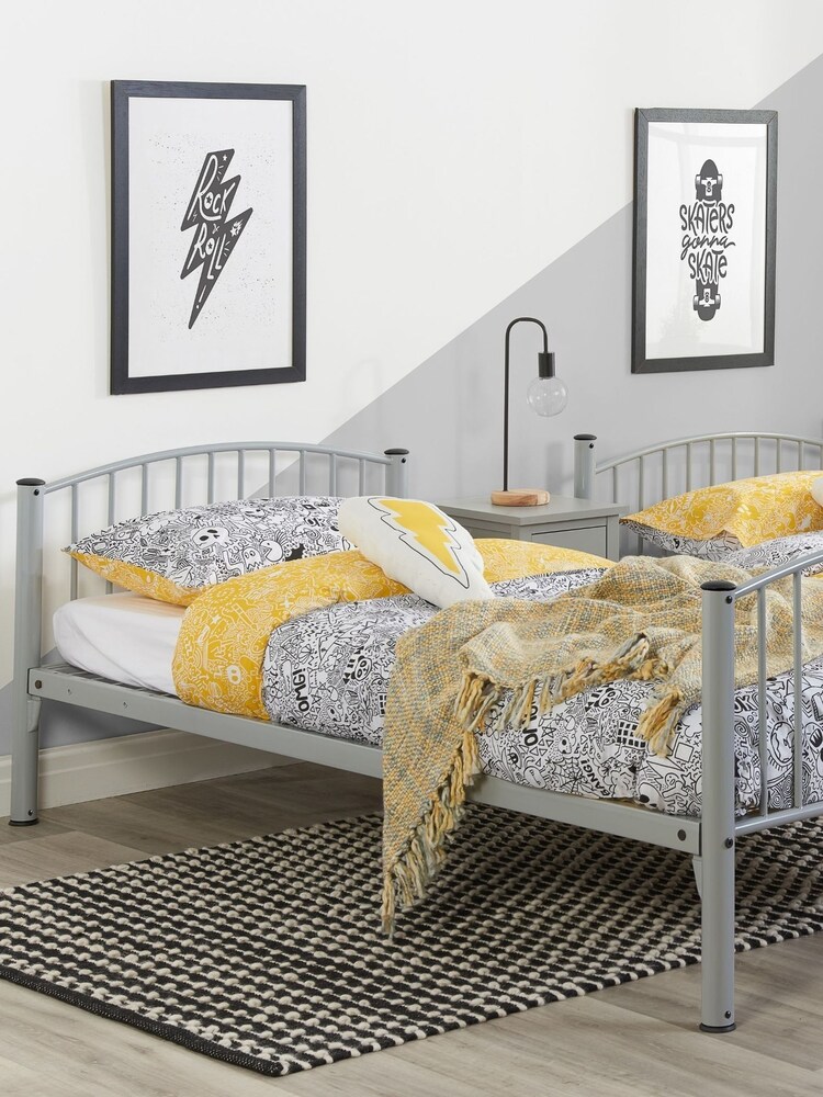 Birlea Silver Corfu Bunk Bed - Image 2 of 6