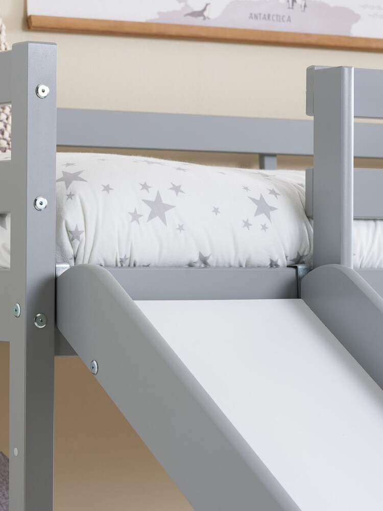 Birlea Grey Frankie Midi Sleeper Bed With Slide - Image 2 of 5