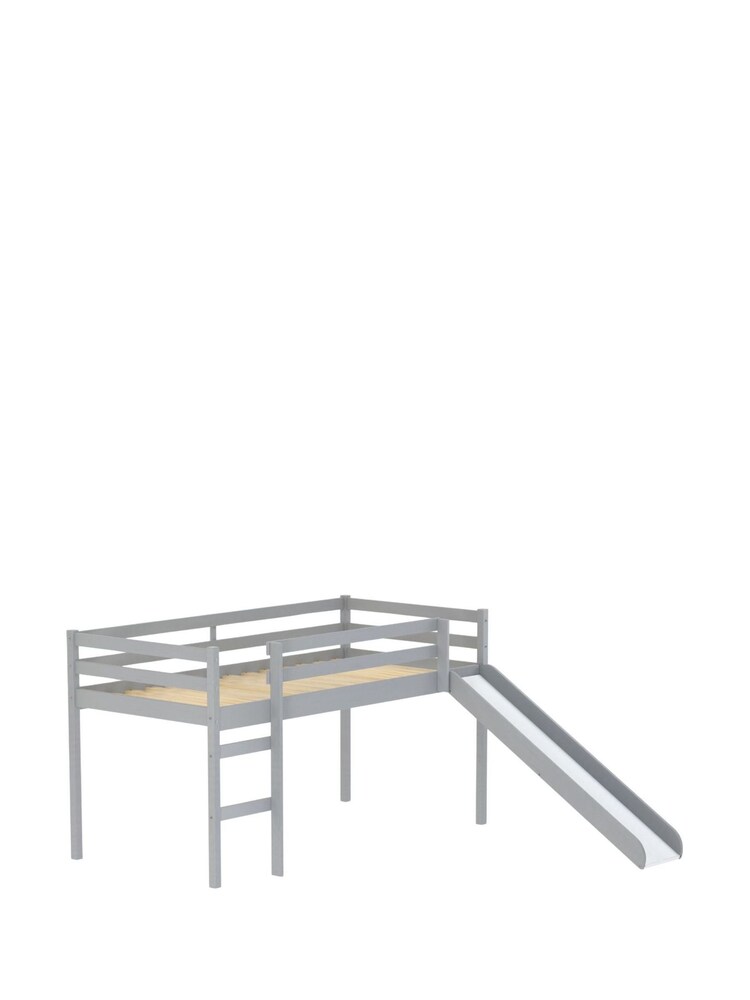 Birlea Grey Frankie Midi Sleeper Bed With Slide - Image 5 of 5