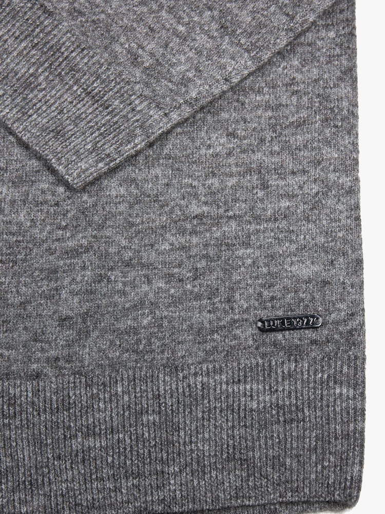 Luke 1977 Kingsbridge Mid Mrl Grey Polo Shirt - Image 7 of 7 Luke 1977 Kingsbridge Mid Mrl Grey Polo Shirt - Image 7 of 7