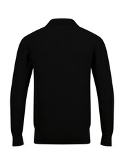 Luke 1977 Lifton Black Quarter Zip Knitted Jumper - Image 6 of 7