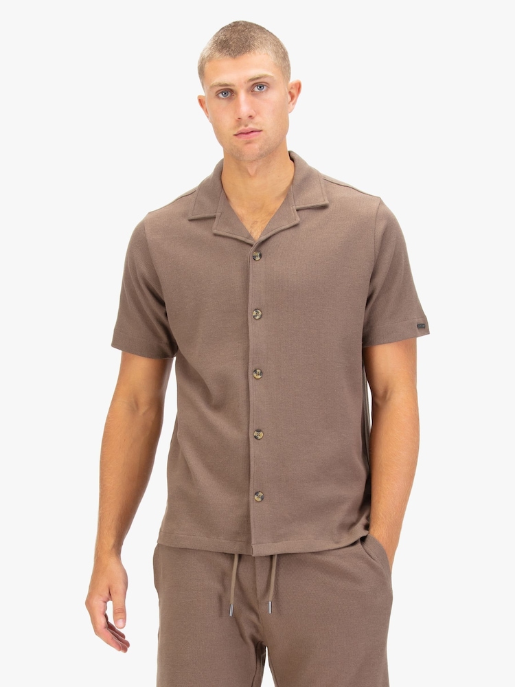 Luke 1977 Masaya Brown Polo Shirt Hardnut - Image 1 of 6