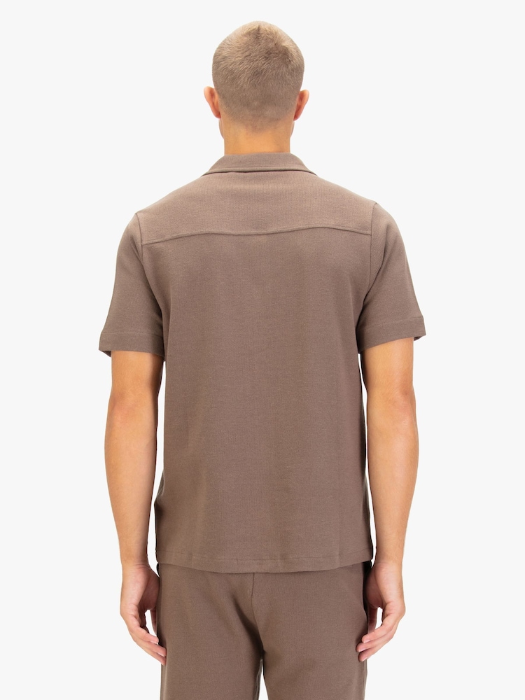 Luke 1977 Masaya Brown Polo Shirt Hardnut - Image 2 of 6