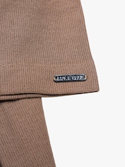 Luke 1977 Masaya Brown Polo Shirt Hardnut - Image 6 of 6