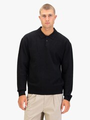 Luke 1977 Kingsbridge Black Polo Shirt - Image 1 of 6