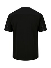 Luke 1977 Ellison Textured Black T-Shirt - Image 5 of 6
