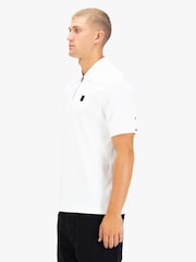 Luke 1977 Penrith Zip Neck Black Polo Shirt - Image 3 of 6