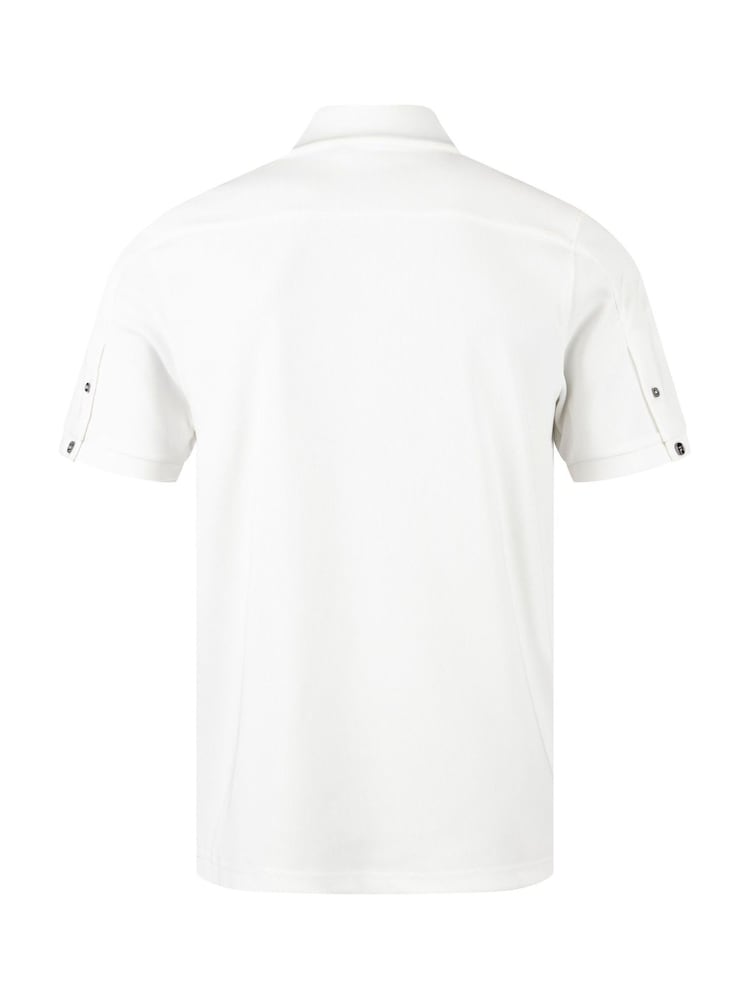 Luke 1977 Penrith Zip Neck Black Polo Shirt - Image 6 of 6