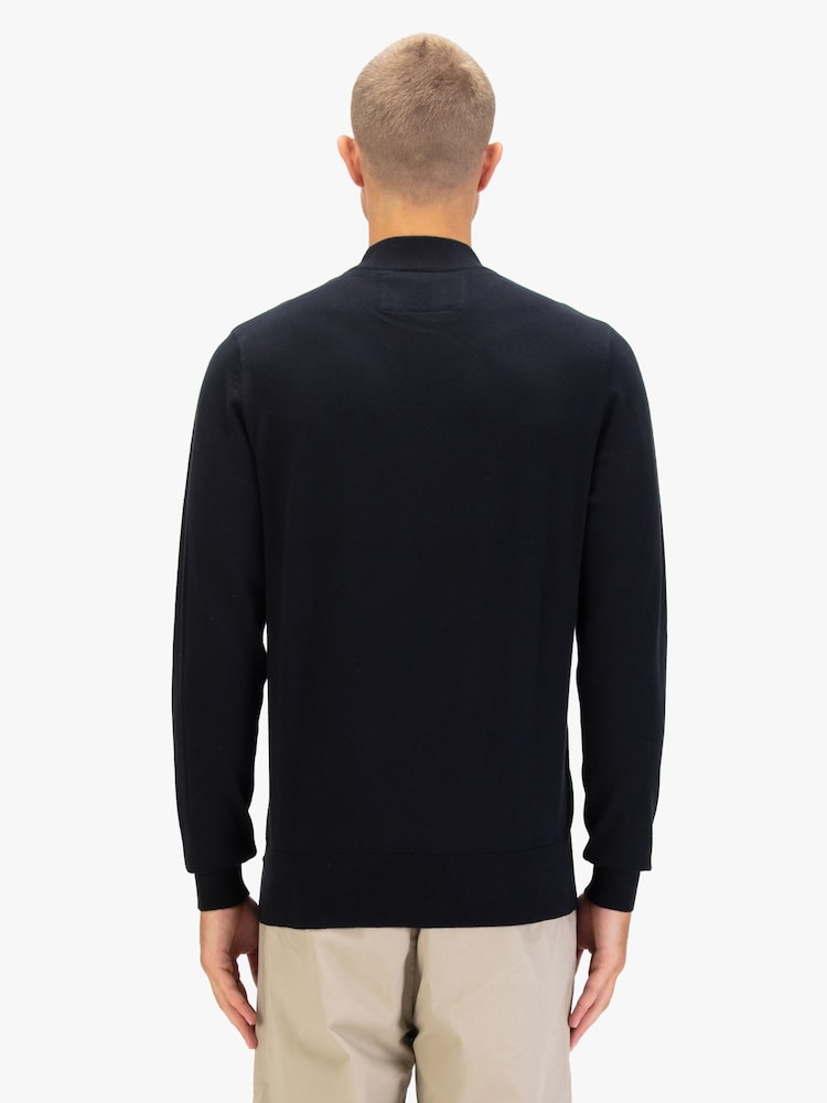 Luke 1977 Jenson 1000 Black Knitted Jumper - Image 2 of 6 Luke 1977 Jenson 1000 Black Knitted Jumper - Image 2 of 6