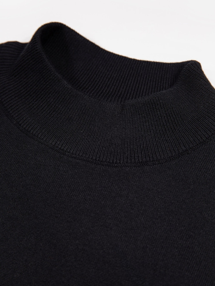 Luke 1977 Jenson 1000 Black Knitted Jumper - Image 6 of 6 Luke 1977 Jenson 1000 Black Knitted Jumper - Image 6 of 6