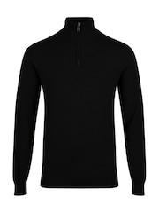 Luke 1977 Jacob 1000 Quarter Zip Knitted Jumper - Image 4 of 6