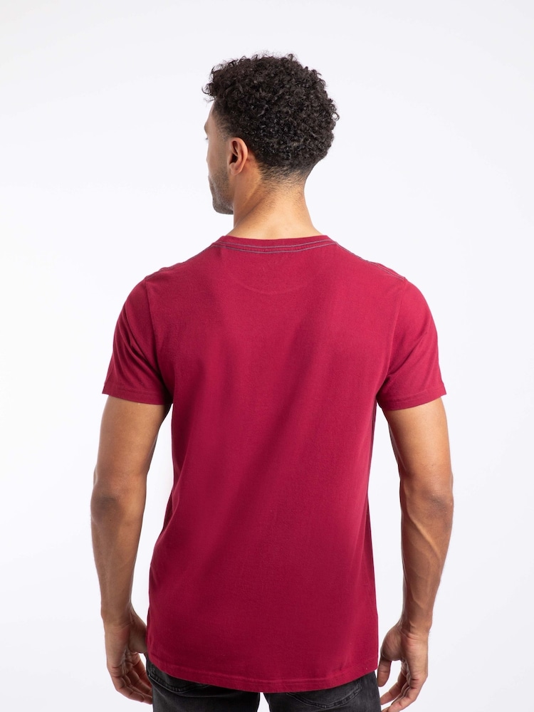Weird Fish Red Off Shore Front Print Graphic T-Shirt - Image 2 of 6
