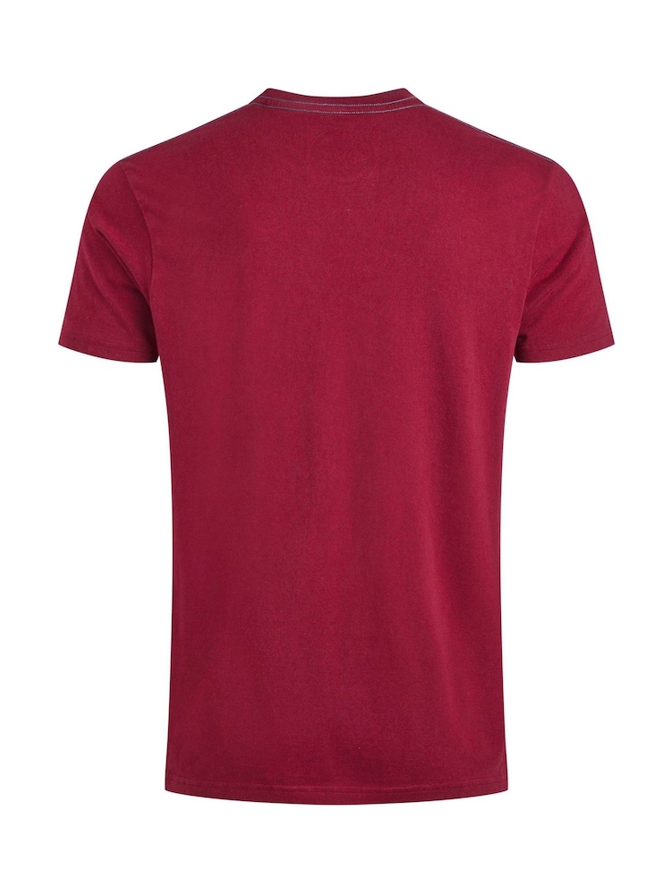Weird Fish Red Off Shore Front Print Graphic T-Shirt - Image 6 of 6