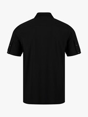 Luke 1977 Penrith Zip Neck Black Polo Shirt - Image 5 of 7