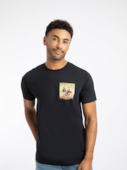 Weird Fish Black Flewmours Back Print Artist T-Shirt - Image 3 of 6
