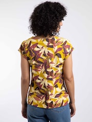 Weird Fish Green Paw Paw Printed T-Shirt - Image 2 of 6