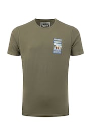 Weird Fish Green Only Fowls and Hawkses Back Print Artist T-Shirt - Image 5 of 6