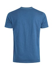 Weird Fish Blue Pyramid Vista Chest Stripe Graphic T-Shirt - Image 6 of 6