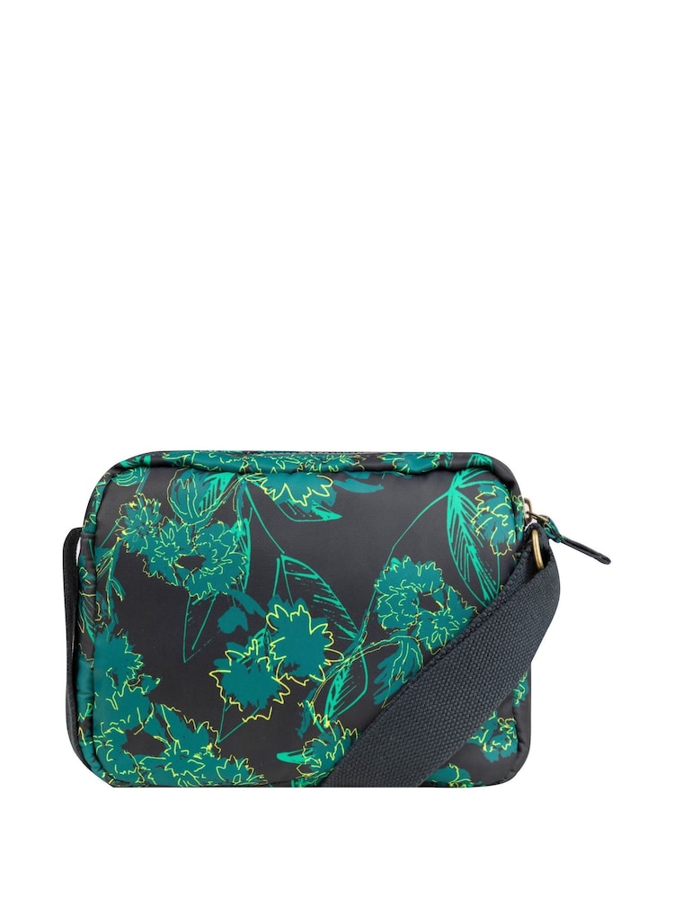 Weird Fish Sky Blue Corrie Printed Cross Body Bag - Image 2 of 6 Weird Fish Sky Blue Corrie Printed Cross Body Bag - Image 2 of 6