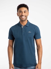 Azul - Weird Fish Miles Pique Polo Shirt - Imagen 4 de 6