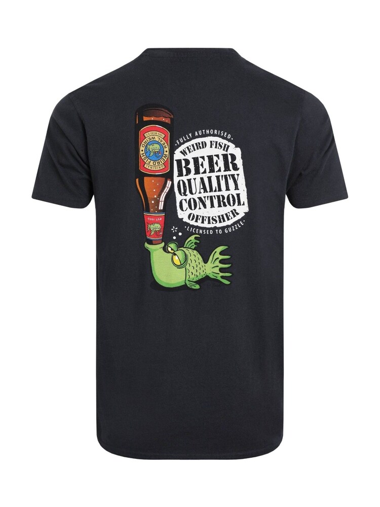 Weird Fish Blue Beer Offisher Back Print Artist T-Shirt - Image 6 of 6 Weird Fish Blue Beer Offisher Back Print Artist T-Shirt - Image 6 of 6