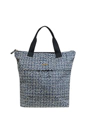Weird Fish Sky Blue Ekora Printed Polyester Backpack - Image 1 of 6