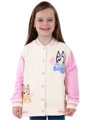 Character Pink Bluey And Bingo Girls Bomber Jacket - Image 5 of 11