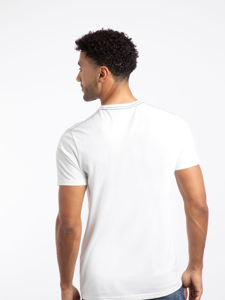 Weird Fish Cream Heritage Surf Front Print Graphic T-Shirt - Image 2 of 6 Weird Fish Cream Heritage Surf Front Print Graphic T-Shirt - Image 2 of 6