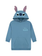 Character Blue Disney Lilo & Stitch Longline Hoodie - Image 1 of 6