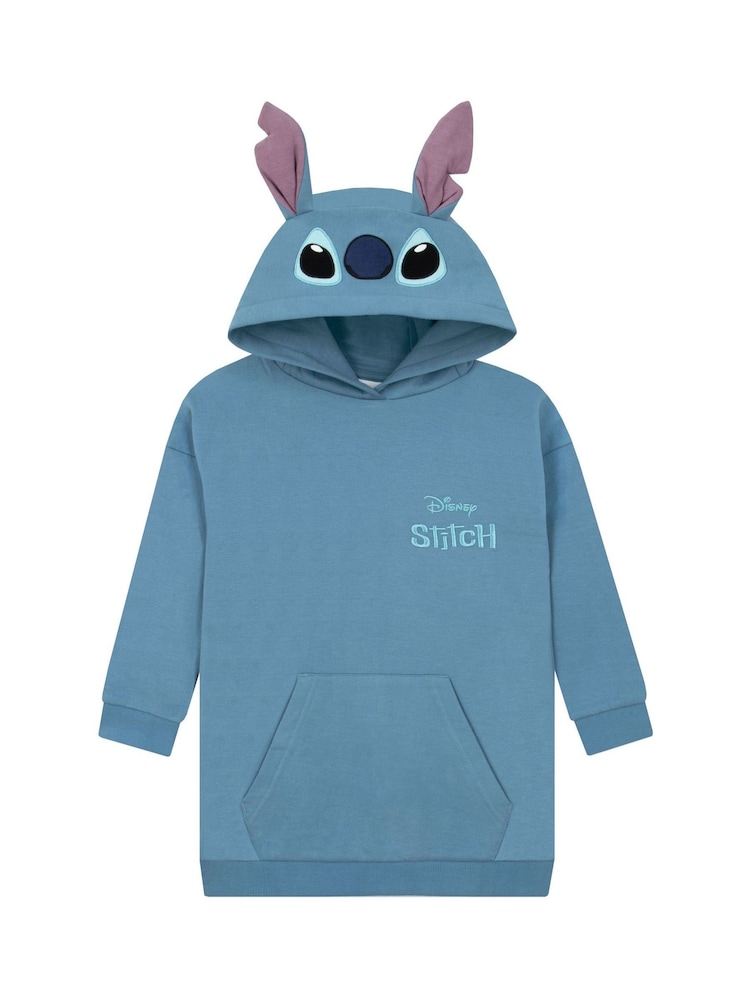 Character Blue Disney Lilo & Stitch Longline Hoodie - Image 1 of 6