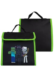 Character Minecraft 4 Piece Backpack Lunch bag And Water Bottle Set - Imagen 3 de 8