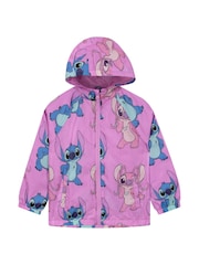 Character Purple Disney Lilo & Stitch Girls Raincoat - Image 1 of 12