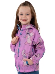 Character Purple Disney Lilo & Stitch Girls Raincoat - Image 4 of 12