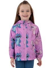 Character Purple Disney Lilo & Stitch Girls Raincoat - Image 5 of 12