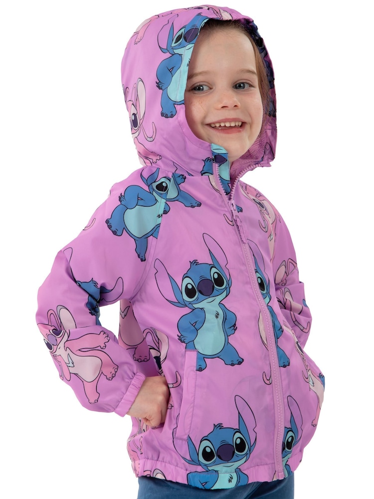 Buy Character Purple Disney Lilo Stitch Girls Raincoat from the