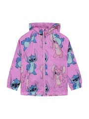 Character Purple Disney Lilo & Stitch Girls Raincoat - Image 8 of 12