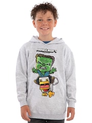 Character Grey Minecraft Chicken Jockey Hoodie - Image 7 of 11