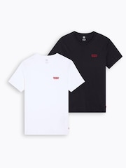 Levi's® Black/white Crewneck Graphic T-Shirts 2 Pack - Image 1 of 9
