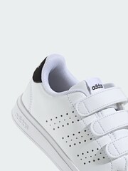 adidas White Advantage Base 2.0 Shoes - Image 3 of 4
