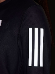 adidas Black Own The Run Long Sleeve Long-Sleeve Top - Image 7 of 7