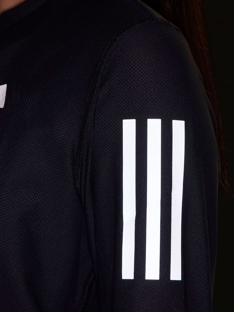 adidas Black Own The Run Long Sleeve Long-Sleeve Top - Image 7 of 7 adidas Black Own The Run Long Sleeve Long-Sleeve Top - Image 7 of 7