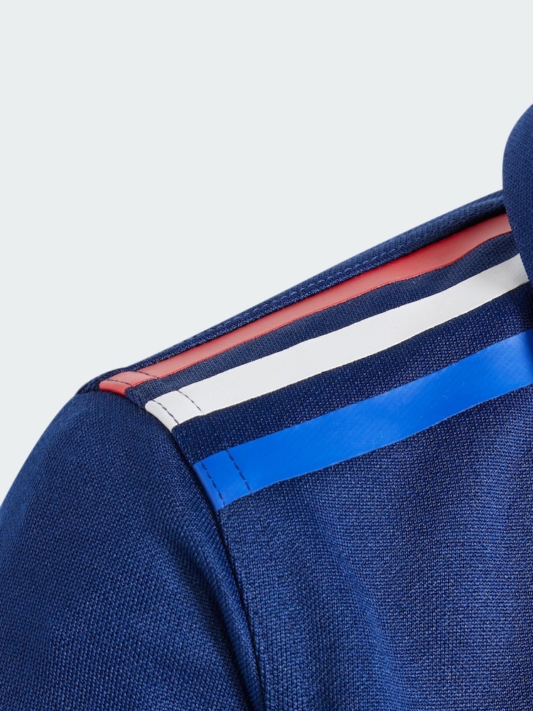 adidas Blue France Rugby Home Jersey - Image 5 of 5