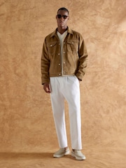 River Island Brown Suedette Western Jacket - Image 3 of 4