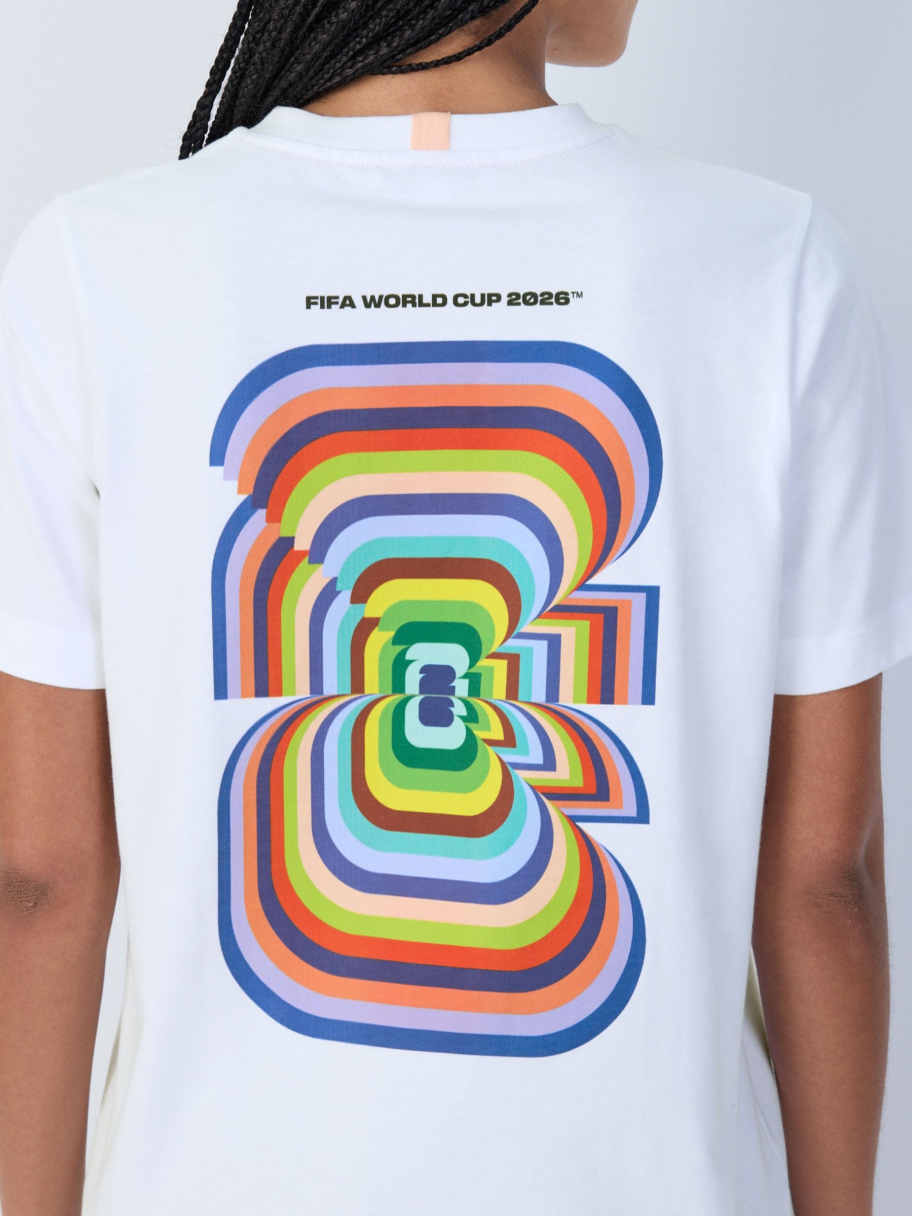 Buy White Official Fifa Licence Short Sleeve Crew Neck Heavyweight