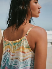 Pink/Blau/Gelb - Leichtes Minikleid - Bild 4 von 7