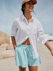 Blue Drawstring Shorts - Image 2 of 7